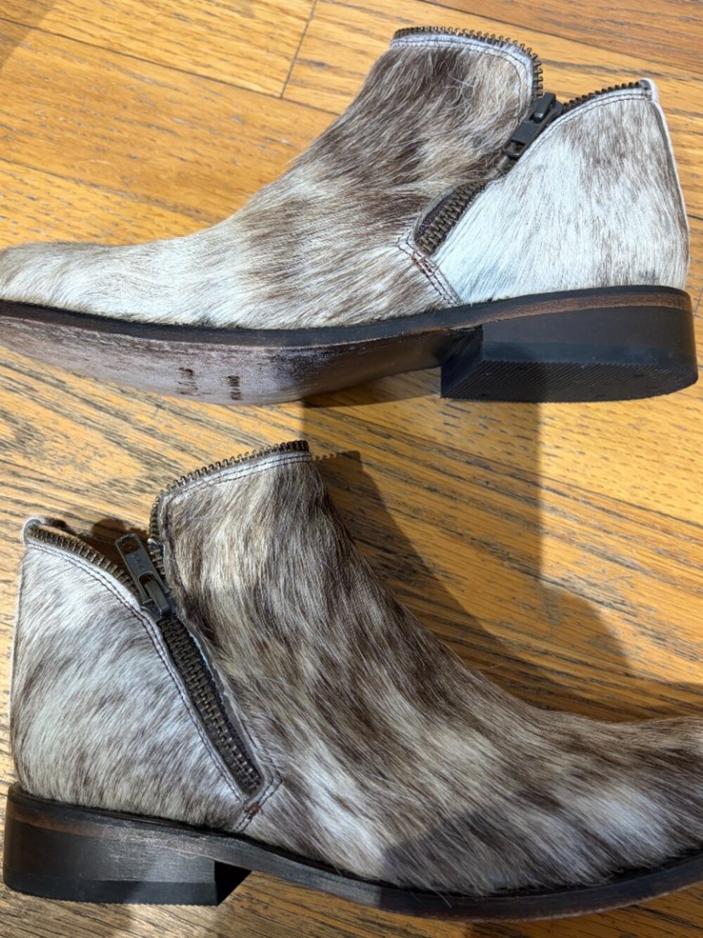 Matisse Keer Fur Beige and Brown Boots Size 6 - Picture 3 of 7